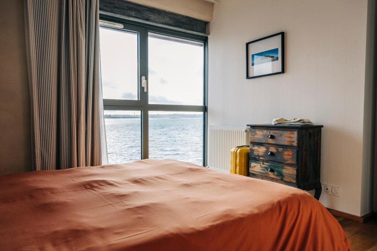 Le Chantier D 'Ernest- Loft T4 Les Pieds Dans L' Eau Carantec Exterior foto