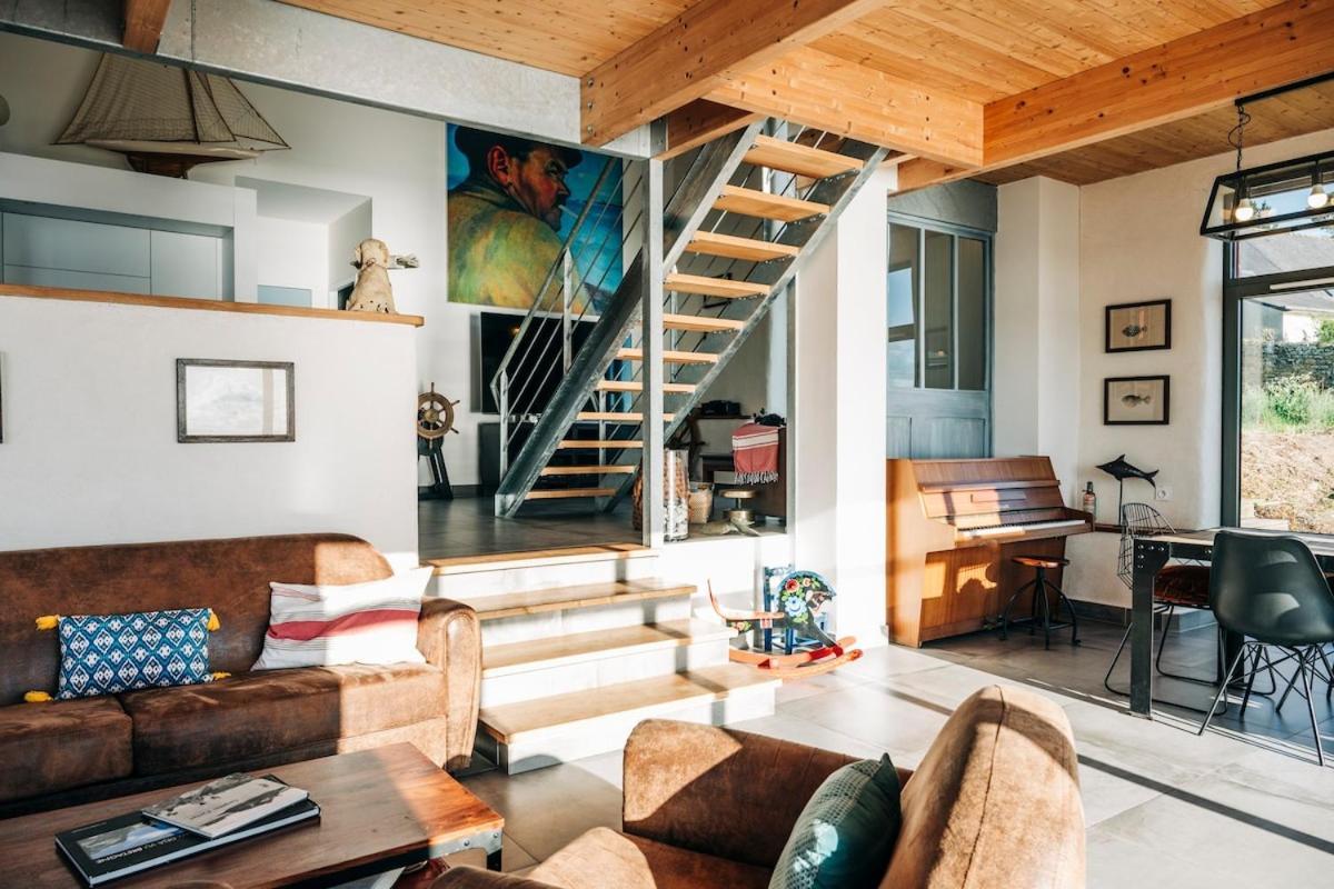 Le Chantier D 'Ernest- Loft T4 Les Pieds Dans L' Eau Carantec Exterior foto