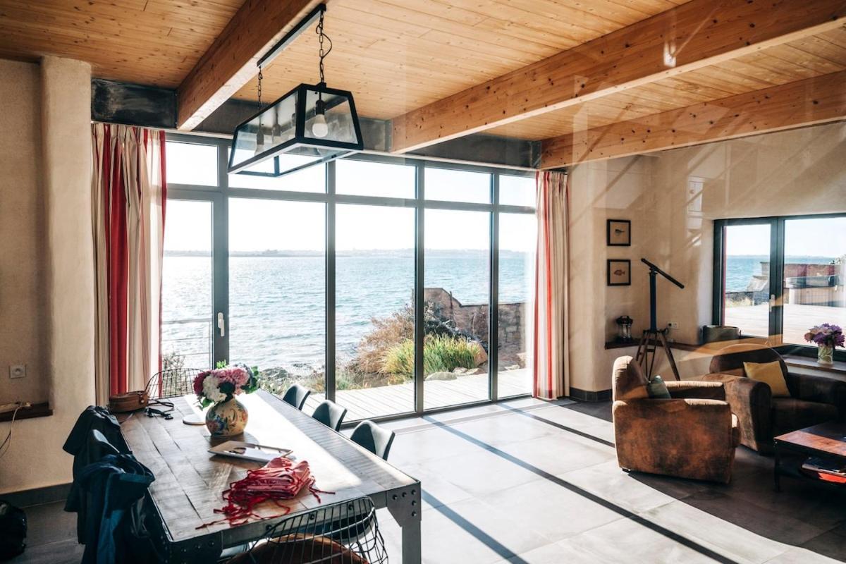 Le Chantier D 'Ernest- Loft T4 Les Pieds Dans L' Eau Carantec Exterior foto